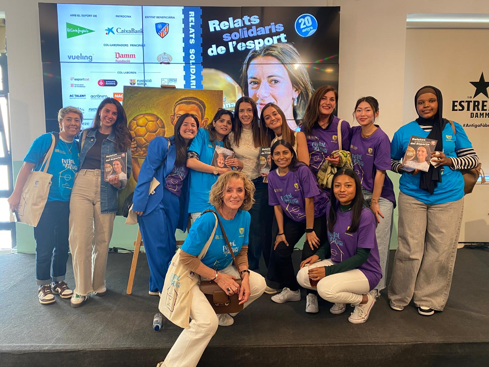 Equipo femenino y Aitana
